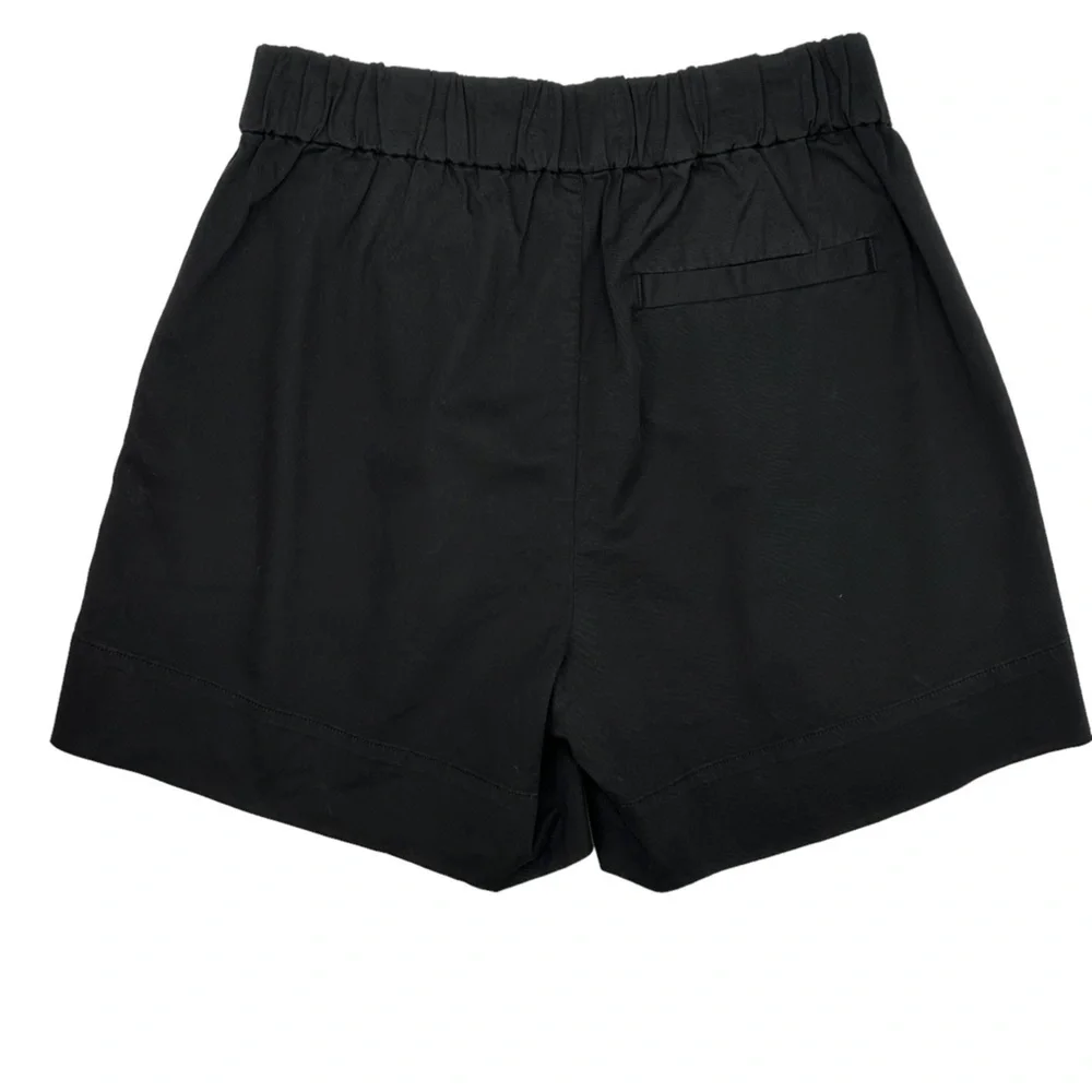 NEW EVERLANE The Easy Short Elastic Waist Pull‎ On Black Organic Cotton Size XS